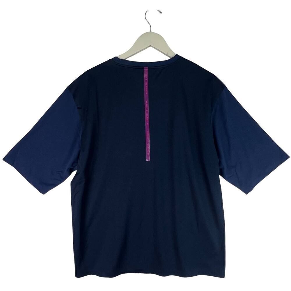 New Dyne Men US M Navy Blue T-Shirt Relaxed Fit Activewear - Picture 2 of 9